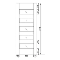 920X2040X40mm Entrance Solid Timber Veneer External Front Entry Door Glass 035