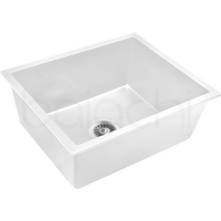 Baiachi Single Bowl Granite Kitchen Sink White