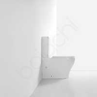 Carlton Rimless Bathroom Toilet Suite Ceramic Back To Wall Soft Close