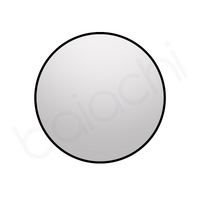 Baiachi Round 600mm Frame Mirror Matte Black