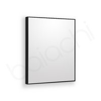 Baiachi Square 600mmx750mm Frame Mirror Matte Black