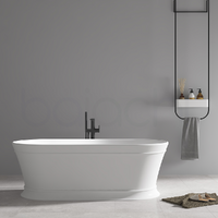 Hampton 1700 Freestanding Bathtub Matte White