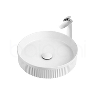 Baiachi Ceramic Above Counter Fluted Basin