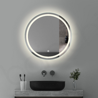 Baiachi LED Round 600mm Frameless Mirror 