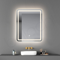 Baiachi Eden LED Rectangle 600mmx750mm Frameless Mirror 