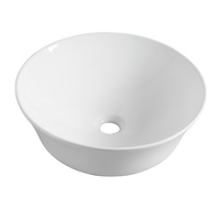 415X415X125mm Round Bathroom Vanity Ceramic Counter Top Wash Basin Bowl Bt2012