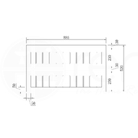 Hampton 900mm PVC Wall Hung Bathroom Vanity