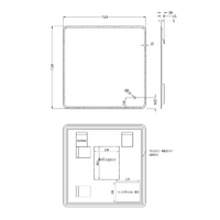 Led Mirror 750X750mm