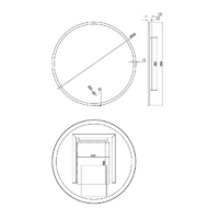 Led Mirror D600mm
