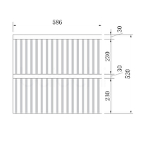 Oslo 600mm PVC Wall Hung Bathroom Vanity