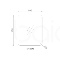 POLISH RADIUS EDGE MIRROR