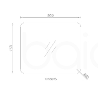 POLISH RADIUS EDGE MIRROR