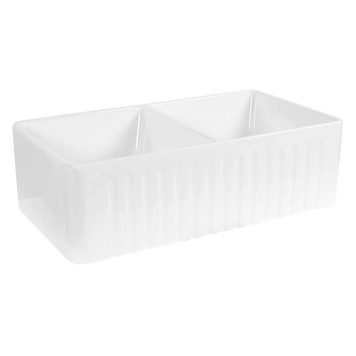 Baiachi 845X455X255mm Butler Farmhouse Fireclay Kitchen Laundry Sink 2270