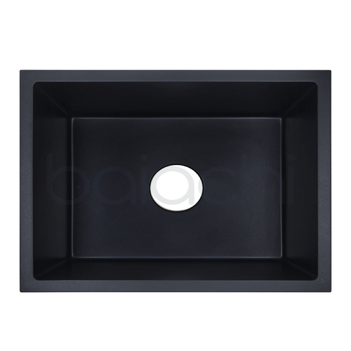 Baiachi Single Bowl Granite Kitchen Sink Black