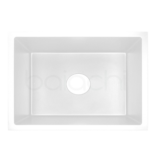 Baiachi Single Bowl Granite Kitchen Sink White