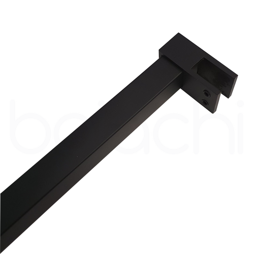 Shower Screen Glass Panel Stabiliser Support Bar Black Adjustable Up To 1000mm