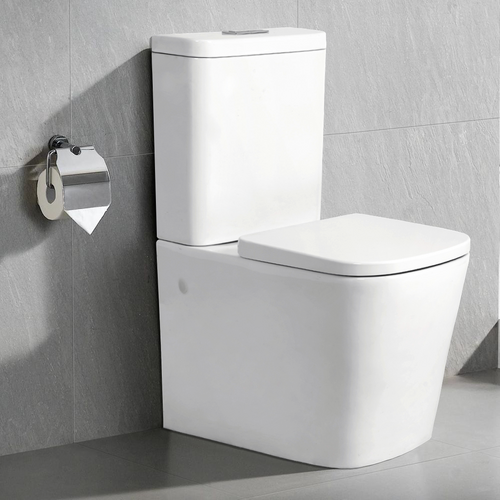 Robina Rimless Bathroom Toilet Suite Wall Faced Back To Wall Soft Close BA09