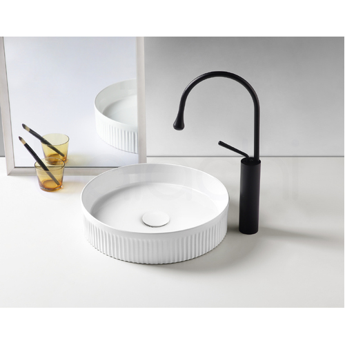 Baiachi Ceramic Above Counter Fluted Basin