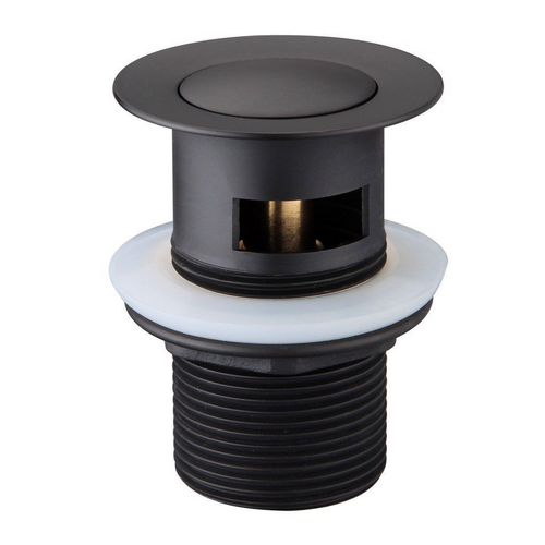 32mm Pop Up Waste With Overflow Matte Black