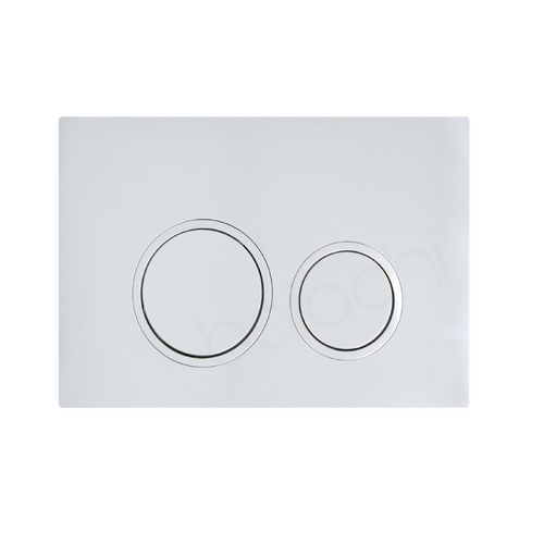 Round In Wall Flushing Buttons Chrome