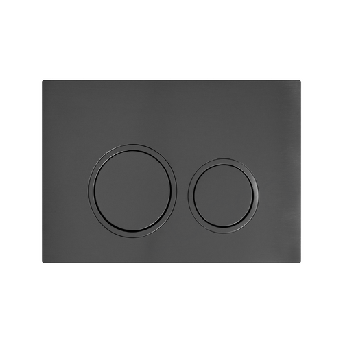 Round In Wall Flushing Buttons Gun Metal