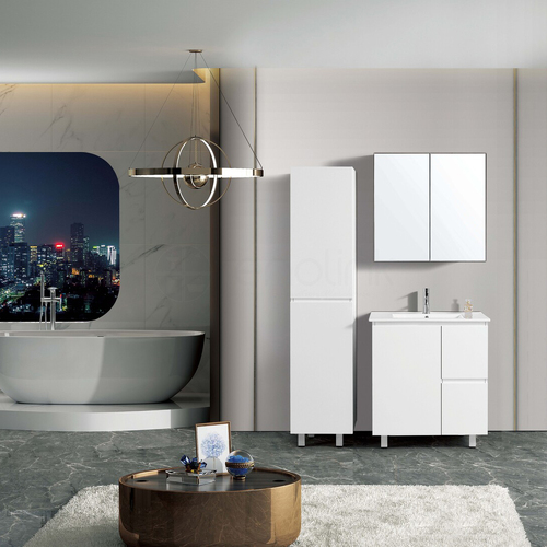 Ivana 750mm PVC Water Proof Bathroom Vanity Right Drawers