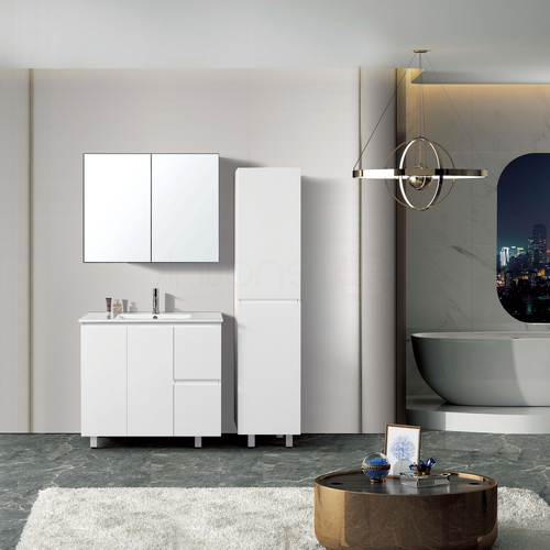 Ivana 900mm PVC Water Proof Bathroom Vanity Right Drawers