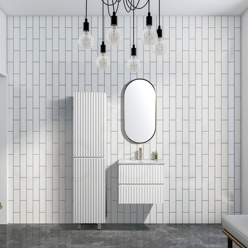Oslo 600mm PVC Wall Hung Bathroom Vanity