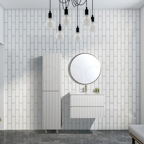 Oslo 750mm PVC Wall Hung Bathroom Vanity