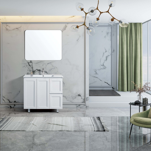 Shaker 900mm PVC Bathroom Vanity